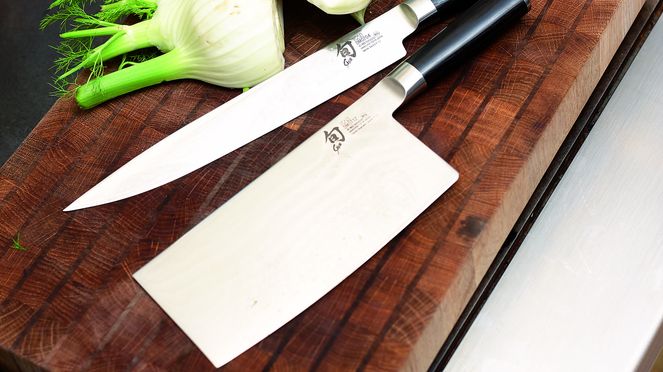 KAI Shun China Kochmesser 18 cm Damastklinge – Bild 3